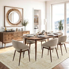 6x9 Area Rug for Living Room Floral Washable Non-Slip Modern Rugs for Bedroom - Image 7