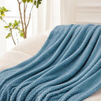 Exclusivo Mezcla Fleece Bed Blanket Twin Size, Super Soft and Warm Blankets - Image 5