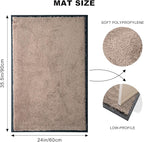Mibao Dirt Trapper Door Mat for Indoor Outdoor, Waterproof All-Season, - Image 2