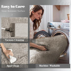 6x9 Area Rugs for Living Room: Fluffy Shag Soft Washable Rug Large Fuzzy Plush - Image 4