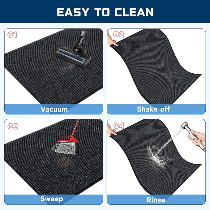 Extra Large Front Door Mat, 3 x 4 Feet Indoor Outdoor Entrance Mat, Heavy Duty - Image 6