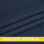 NICETOWN Room Darkening Draperies Curtains Panels, 2 Panels Navy Blue W52 x L63 - Image 5