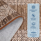 GarveeHome Small Bedroom Area Rug 3x5 Bordered Area Rug - Image 4