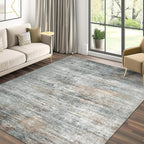 Area Rugs 4x6 for Living Room Bedroom, Modern Abstract Machine Washable Rug by BEIMO