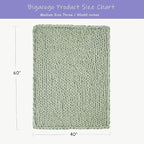 Bigacogo Chunky Knit Throw Blanket - Image 2