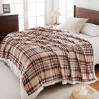 PU MEI Sherpa Fleece Throw Blanket 60" x 80" Reversible Plush Fluffy Large Big - Image 2