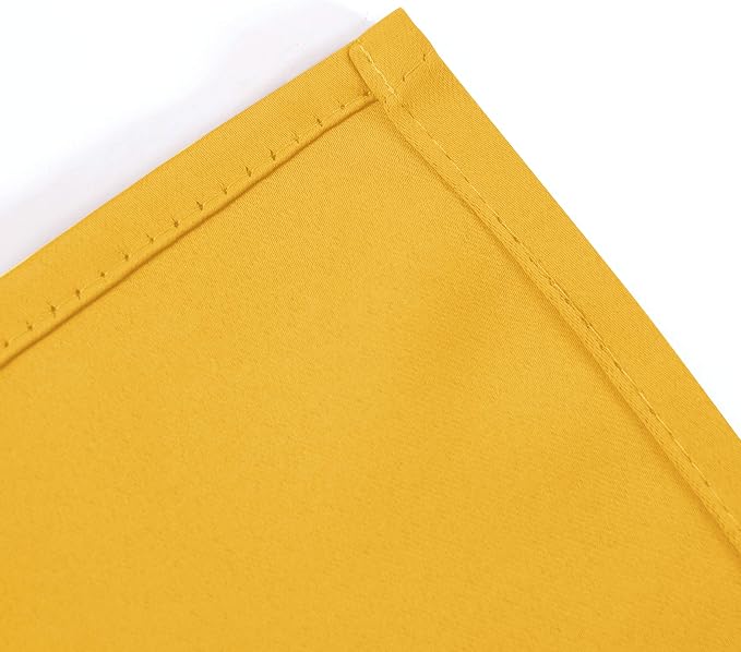 LEMOMO Yellow Thermal Blackout Curtains/42 x 95 Inch/Set of 2 Panels Room - Image 8
