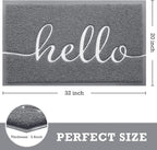 CozyBounty Door Mat Hello Mats Outdoor Indoor Non-Slip Doormat - Image 3