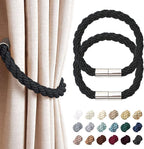 NICEEC 2 Pack Strong Magnetic Curtain Tiebacks Modern Simple Style Drape Tie by NICEEC