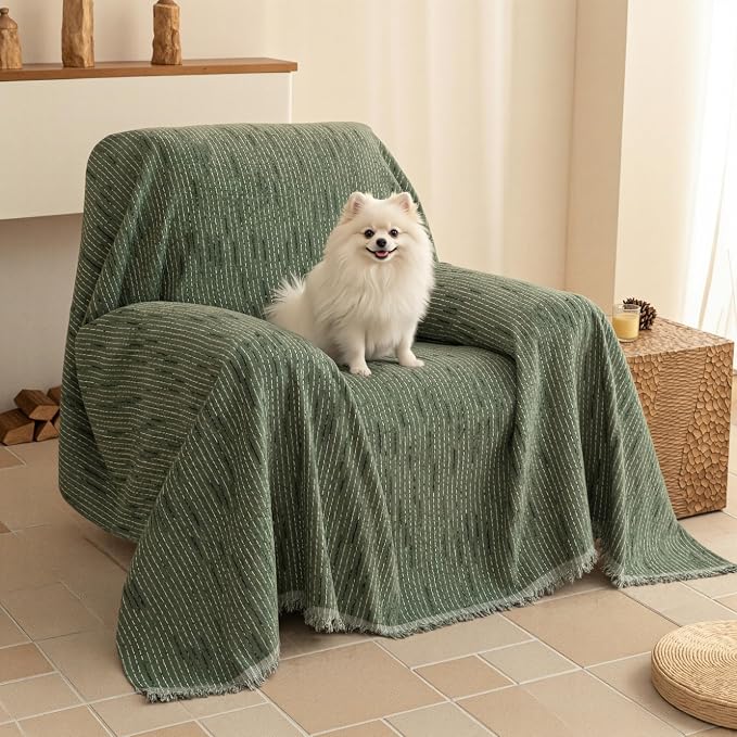 MYSKY HOME Oversized Armchair Couch Cover by MYSKYHOME