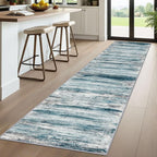 KOZYFLY Modern Abstract Hallway Runner Rug, 2.6x10 Washable Rug Runner Non-Slip - Image 7