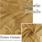 Lecloud Leia Dark Gold Sheer Valance - Image 4