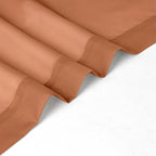 Chyhomenyc Orange Sheer Curtains 63 Inch Length 2 Panels, Light Filtering Airy - Image 9