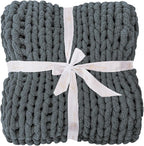 Bigacogo Chunky Knit Throw Blanket - Image 8