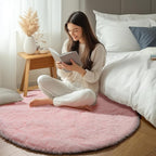 ONASAR Light Pink Round Area Rugs 2ft - Image 6