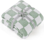 Bedsure GentleSoft Checkered Twin Blanket - Image 9