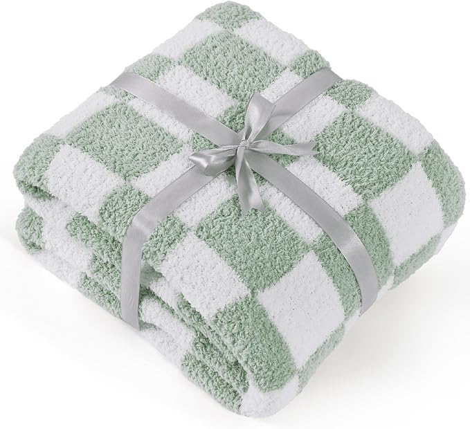 Bedsure GentleSoft Checkered Twin Blanket - Image 9