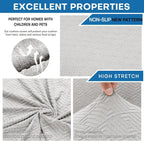 XINEAGE Couch Cushion Covers Seat Cushion Cover Thick Stretch Sofa Slipcovers 1 - Image 5