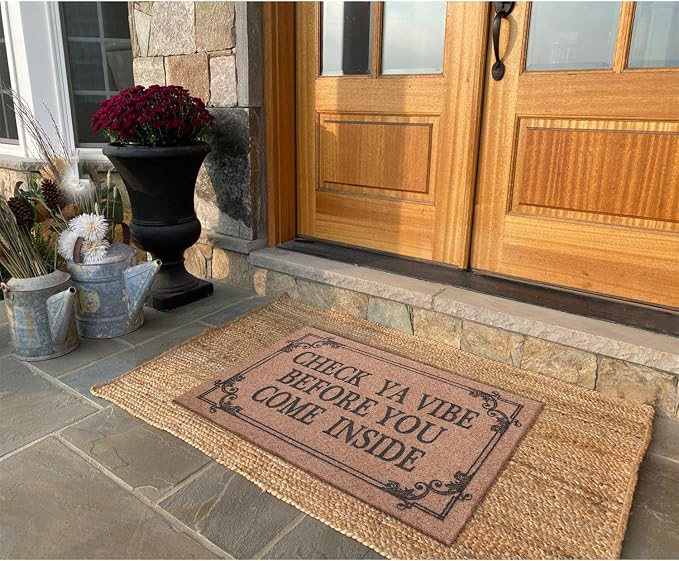 Front Door Door Mat Indoor Outdoor Entrance Doormat Rubber Welcome Door Mat - Image 6