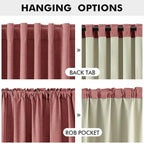 MIULEE 100% Blackout Linen Curtains - Image 5
