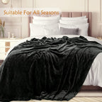 TOONOW Fleece Blanket Fuzzy Plush Throw Blanket 50" x 60", Super Soft Fluffy - Image 3