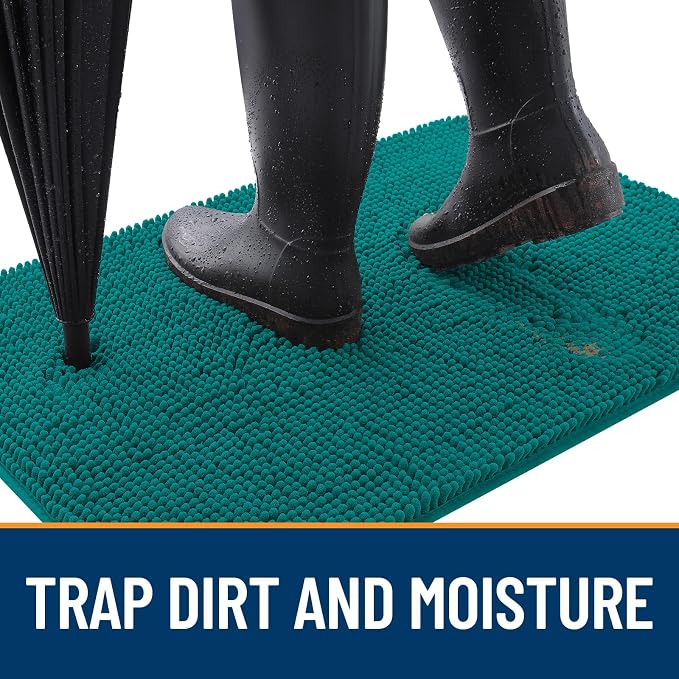 OLANLY Dog Door Mat for Muddy Paws 45x27, Absorbs Moisture and Dirt, Absorbent - Image 2