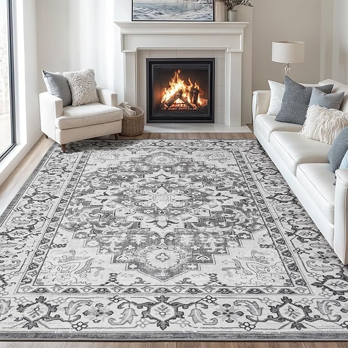 Lofus 9x12 Area Rugs for Living Room, Washable Area Rug, Rugs for Bedroom by Lofus