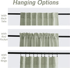 RYB HOME Linen Sheer Curtains and Drapes - Image 3