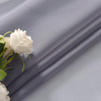 SpaceDresser Basic Rod Pocket Sheer Voile Window Curtain Panels Grey 1 Pair 2 - Image 6