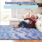 9x12 Fluffy Area Rugs for Living Room, Large Fuzzy Shag Area Rug for Bedroom - Image 2