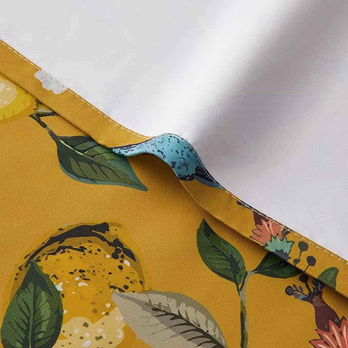 Topfinel Mustard Yellow Kitchen Tier Curtains 36 Inches Long Dark Yellow - Image 5