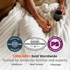 Bedsure GentleSoft White Throw Blanket - Image 3
