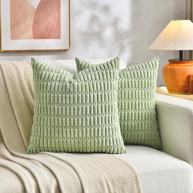 Fancy Homi Set of 4 Spring Boho Decorative Throw Pillow Covers 26x26 Inch - Image 6