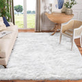 Goolela White Area Rug 10x12 Fluffy Fuzzy Sheepskin Carpet by Goolela