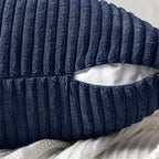 MIULEE Navy Blue Decorative Lumbar Throw Pillow Covers 12x20 Inch - Image 3