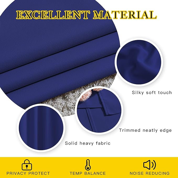 NICETOWN Blackout Bedroom Curtains - Image 4