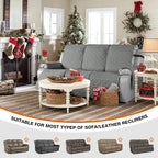 VANSOFY Waterproof Recliner Couch Covers, Sofa Covers 1-Piece Washable - Image 4