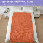 Bigacogo Chunky Knit Throw Blanket - Image 5