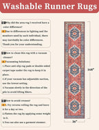 SERISSA Runner Rug for Hallways, 3x14 Washable Non Slip Kitchen Runner Rug - Image 6