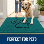OLANLY Dog Door Mat for Muddy Paws 30x20, Paw Print Design, Absorbs Moisture - Image 6