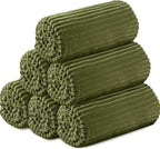 Buryeah 6 Pcs Flannel Throw Blanket Bulk 50 x 60 in Sleepover Blanket Outdoor by Buryeah