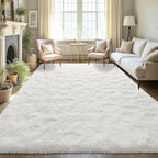 LOCHAS Ultra Soft Indoor Modern Area Rugs Fluffy Living Room Carpets - Image 3