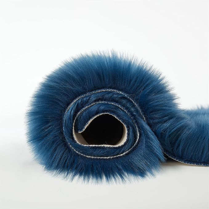 EasyJoy Ultra Soft Fluffy Shaggy Area Rug Faux Fur Rug Chair Cover Seat Pad - Image 5