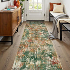 Washable Area Rugs 2'x8' Non-Slip Modern Abstract Soft by RELEANY