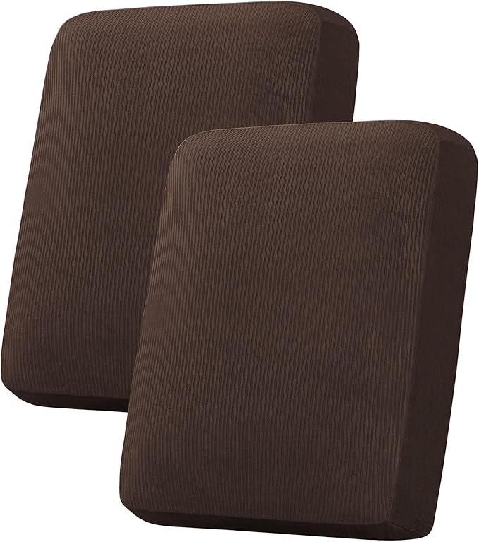 H.VERSAILTEX Velvet Stretch Couch Cushion Cover Plush Cushion Slipcover by HVERSAILTEX