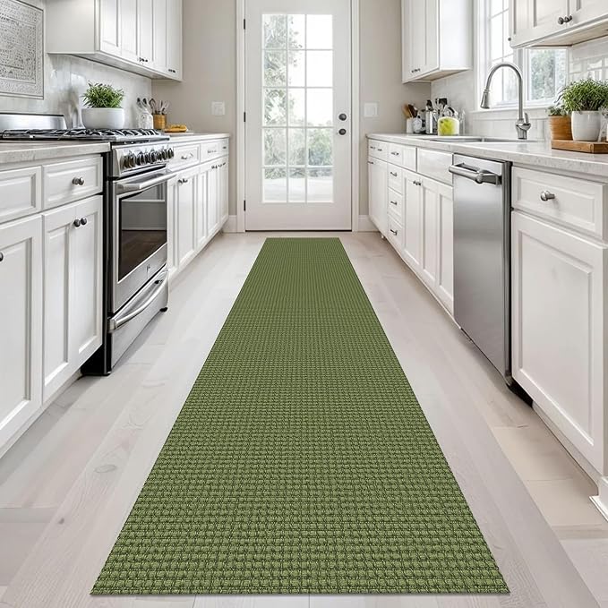 KOZYFLY Long Runners for Hallways 2x12 ft Washable Kitchen Runner Non Slip - Image 2