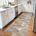 3x7 Washable Kitchen Runner Rug: Modern Abstract Runners by Ksrau