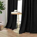 Pitalk 54 Inch Blackout Curtains Length 2 Panels Set Back Tab Pocket Room - Image 7