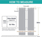 NICETOWN 100% Blackout Cold Blocking Curtains - Image 8