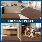 OLANLY Dog Door Mat for Muddy Paws 70x32, Absorbs Moisture and Dirt, Absorbent - Image 8